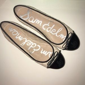 Sam Edelman Becka Quilted Ballet Flat EUC Size 8
